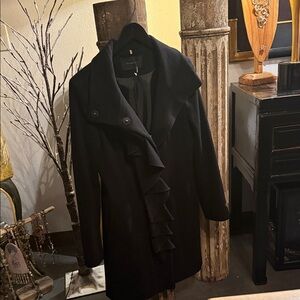 Tahari Black Elegant Coat